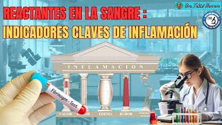 REACTANTES EN LA SANGRE INDICADORES CLAVES DE INFLAMACION [upl. by Hillhouse]