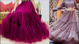 3Layer Lehenga Cutting And Stitching Frill Lehenga Cutting And Stitching Ruffle lehenga बनाना सीखे [upl. by Eniamsaj]