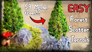 How to make forest terrain  MODULAR terrain for wargaming DampD and Dioramas on a budget [upl. by Ardnod]