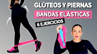 Ejercicios para levantar GLÚTEO CAÍDO y endurecer PIERNAS con BANDAS ELÁSTICAS LIGAS DE RESISTENCIA [upl. by Naitsirhc]