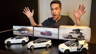 Unboxing Every Tesla Diecast Model [upl. by Aile]