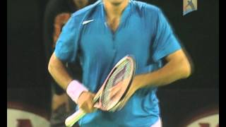 Safin v Federer 2005 Australian Open Mens Semi Final Highlights [upl. by Ettenal144]