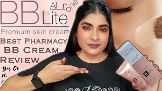 EMM BB Lite All In One Premium Skin Cream Review  PHARMACY BB Cream Review  Antima Dubey Samaa [upl. by Alacim]