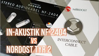 空氣錄音雲試聽 XLR interconnect inakustik NF2404 vs Nordost Tyr 2 with Focal Sopra N2 [upl. by Iman915]