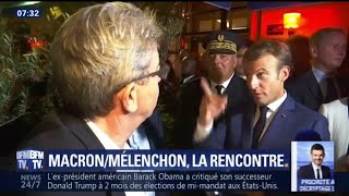 MacronMélenchon la rencontre [upl. by Vinny]