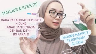 CARA PAKAI OBAT SEMPROT HIDUNG YANG BENAR MODEXA  modexa mellawati [upl. by Ettennal31]