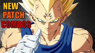 SSJ Vegeta New Patch Combosv138  DBFZ [upl. by Attalanta]