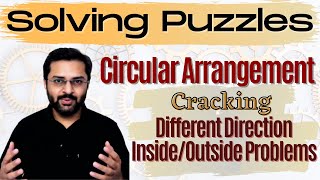 Logical Reasoning  19 Circular Seating Arrangement  Different directions InsideOutside [upl. by Negiam]