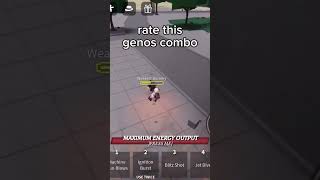 tsb combo genos roblox thestrongestbattlegrounds robloxedit [upl. by Sidra]