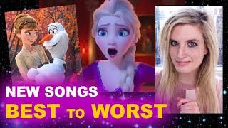 Frozen 2 Soundtrack  Songs Ranked [upl. by Metsky]