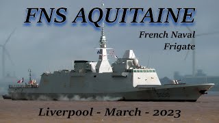 French Naval Frigate Aquitaine Visits Liverpool [upl. by Nalani]