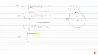 A triangle ABC is such that a circle passing through vertex C centroid G touches sides [upl. by Aidnahs]