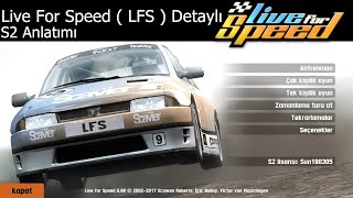 Live For Speed  LFS  S2 lisansOnline Suculara GirmeSiteye Kayıt Olma Nasıl yapılır [upl. by Kennedy]