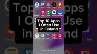 Top 10 Apps I Often Use in Finland [upl. by Allak]