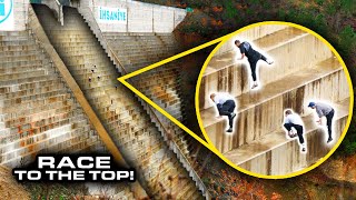 GIANT Dam Parkour RACE Who Wins 🇹🇷 [upl. by Yearwood]