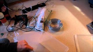 Tutorial  fabrication dune installation pour coupeuse de feuille partie 2 [upl. by Ahsilram]