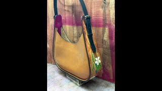 nuevo modelo quotOPEquotcuero artesaniasencuero tutorial cuerorepujado bolsosdecuero cueroargentino [upl. by Ominoreg238]