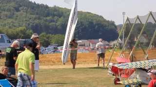 Crash De Havilland DH 106 Comet Giant RC Plane landing [upl. by Willetta]