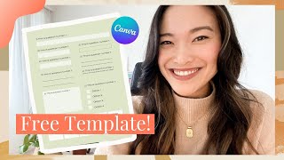 How to Create a fillable PDF form in Canva and PDF Escape 2022 [upl. by Eentrok882]