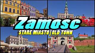 ZAMOŚĆ Stare Miasto  Old Town Zamość  Poland 4k [upl. by Enirbas322]