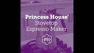 Princess House® Stovetop Espresso Maker 10002 [upl. by Olinde552]