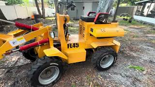 Mini Articulating Wheel Loader The FLAND FL45 Better than the mini skid steer or excavator [upl. by Ardnuasak]