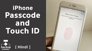 How To Set Touch ID and Passcode in iPhone Techie Prashant  HINDI [upl. by Leruj848]