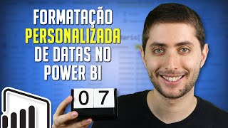 Função FORMAT Formatação Personalizada de Datas no Power BI [upl. by Ahon]