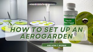 How to Set Up an Aerogarden amp How It Works [upl. by Lesly64]