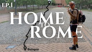 Da FERRARA a ROMA a PIEDI â€¢ Il Cammino di SantAntonio â€¢ EP1 [upl. by Amelita]