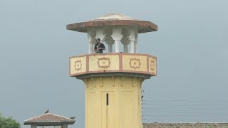 Images outside jail holding former Pakistan PM Khan  AFP [upl. by Lleirbag]