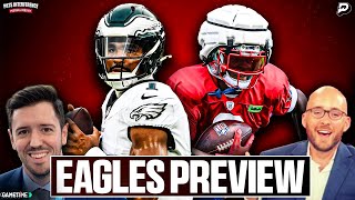 PatsEagles practice camp takeaways and Pop Douglas interview  Pats Interference [upl. by Airliah]