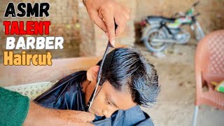 ASMR TALENT BARBER IN THE WORLD FAST HAIRCUT ✂️ RELAXING SOUND [upl. by Libenson983]