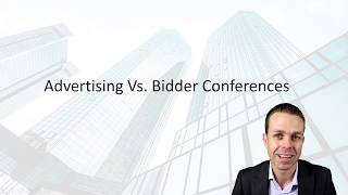 Procurement Advertising versus Bidder Conferences  Key Concepts in Project Management [upl. by Chassin605]