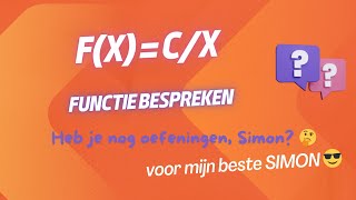 1373 FUNCTIE met VOORSCHRIFT fx  cx voor SIMON 😎 [upl. by Essej228]