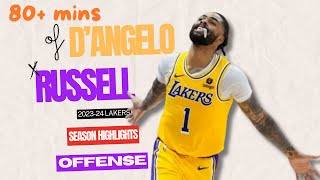 DAngelo Russell OFFENSE 202324 Lakers Highlights [upl. by Ettevol]