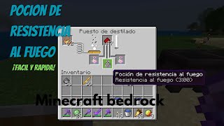 quotCómo hacer la poción de resistencia al fuego en Minecraft  tutorial paso a paso en españolquot [upl. by Alitta]