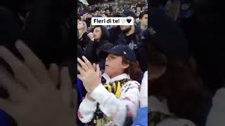 Un grande juventino a tifare forza Juve tra gli interisti 👅👅 [upl. by Hawken620]