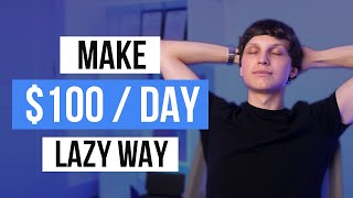 Laziest Way to Make Money Online For Beginners 100day [upl. by Dijam]