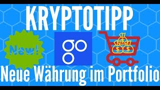 Krptotipp  OmiseGo  Neue Währung im Portfolio [upl. by Arondell270]