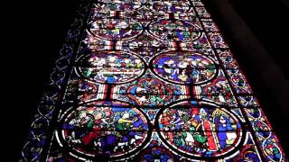 Stained Glass Windows Cathedral Bourges France [upl. by Roxy]