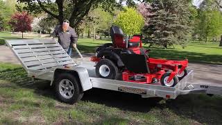 Aluma 6810 Utility Trailer [upl. by Anyotal]