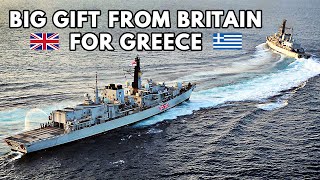 Two British Type 23 Frigates to be gifted to Hellenic Navy [upl. by Nwahsal]