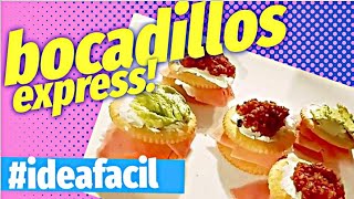 bocadillos con galletas crackers crackets ritz etc  FACIL Y DELICIOSOS [upl. by Dwayne]