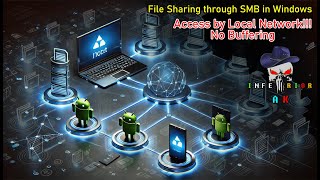 Share files between computers and Android Windows 10  InferiorAK [upl. by Ledeen]