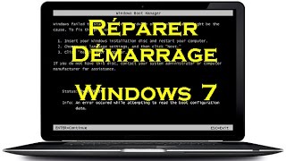 Comment réparer le démarrage de Windows 7 [upl. by Dowell76]