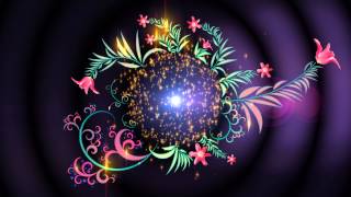 4K UHD Floral Magic Intro Animation Screen Background [upl. by Lantz]