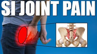 SI JOINT PAIN SACROILIAC BEST Exercises Stretches amp Advice for Back amp Buttock Pain Relief [upl. by Aligna]