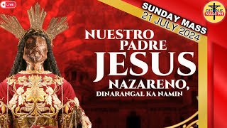 MISA NAZARENO Quiapo Church Live Mass Today  July 21 2024 SUNDAY MASS [upl. by Tloh]