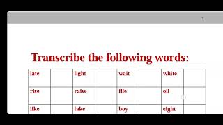 Phonetics Chapter 4  Vowels Diphthongs amp Triphthongs [upl. by Weismann496]